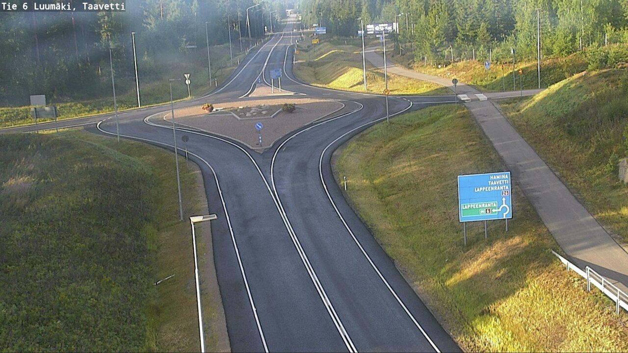 Weather Camera Image Road 6 Luumäki, Taavetti, Luumäki, Etelä-Karjala
