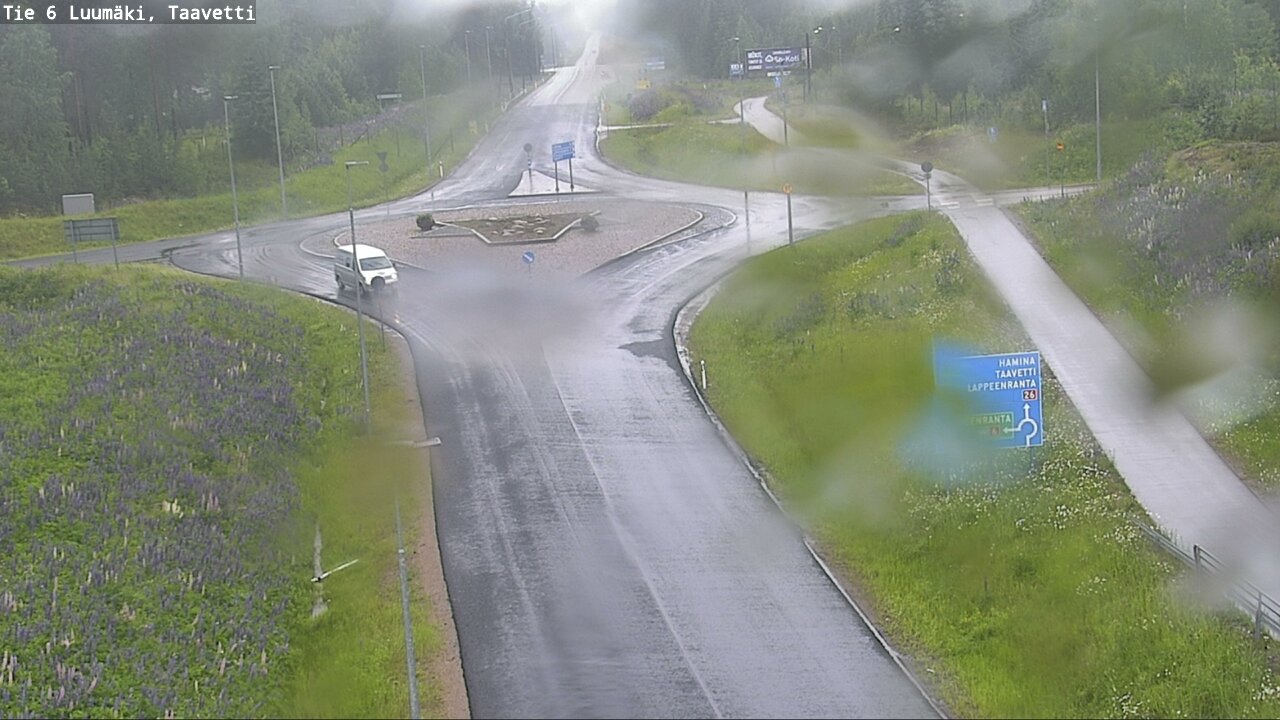 Weather Camera Image Väg 6 Luumäki, Taavetti, Luumäki, Etelä-Karjala