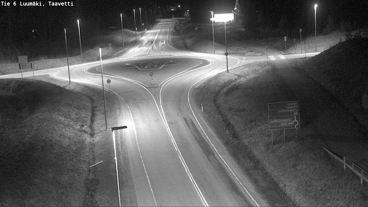 Weather Camera Image Väg 6 Luumäki, Taavetti, Luumäki, Etelä-Karjala