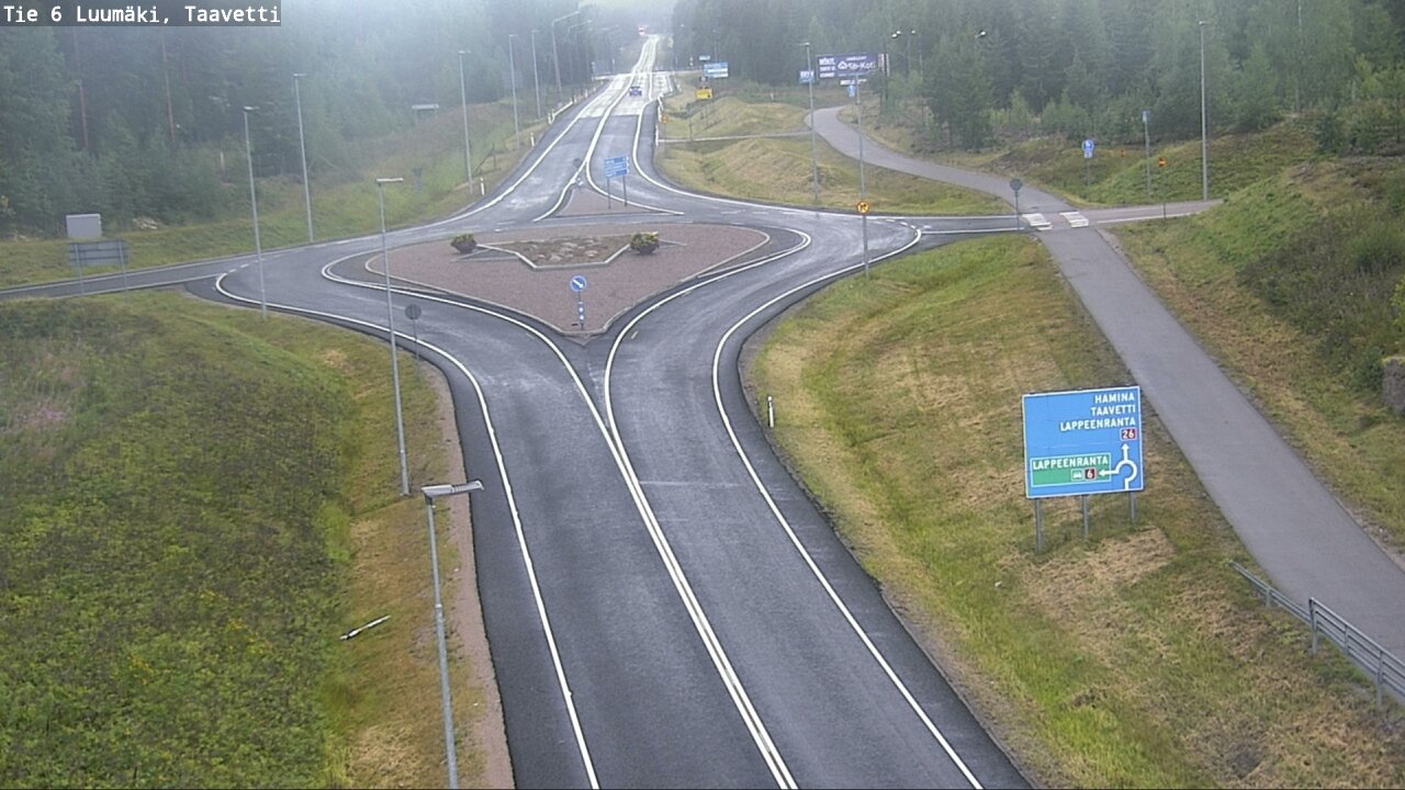 Kelikamerat Kuva Tie 6 Luumäki, Taavetti, Luumäki, Etelä-Karjala