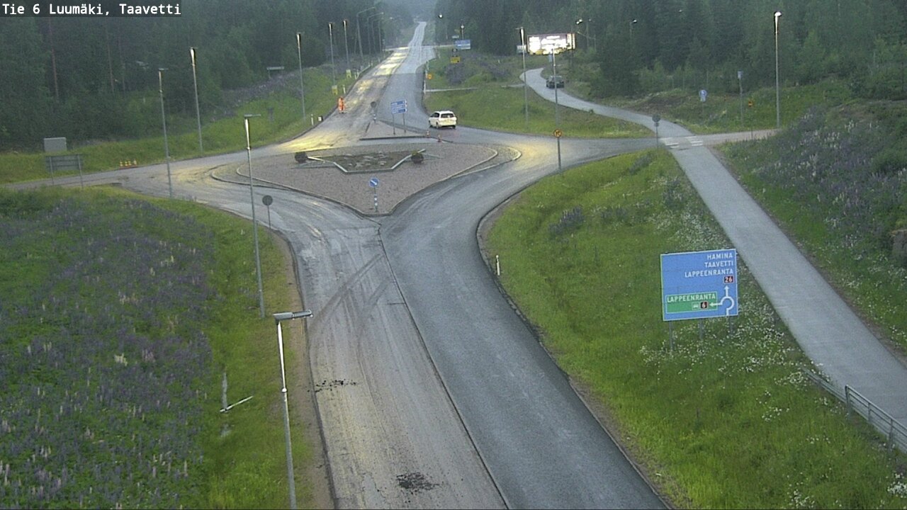 Kelikamerat Kuva Tie 6 Luumäki, Taavetti, Luumäki, Etelä-Karjala