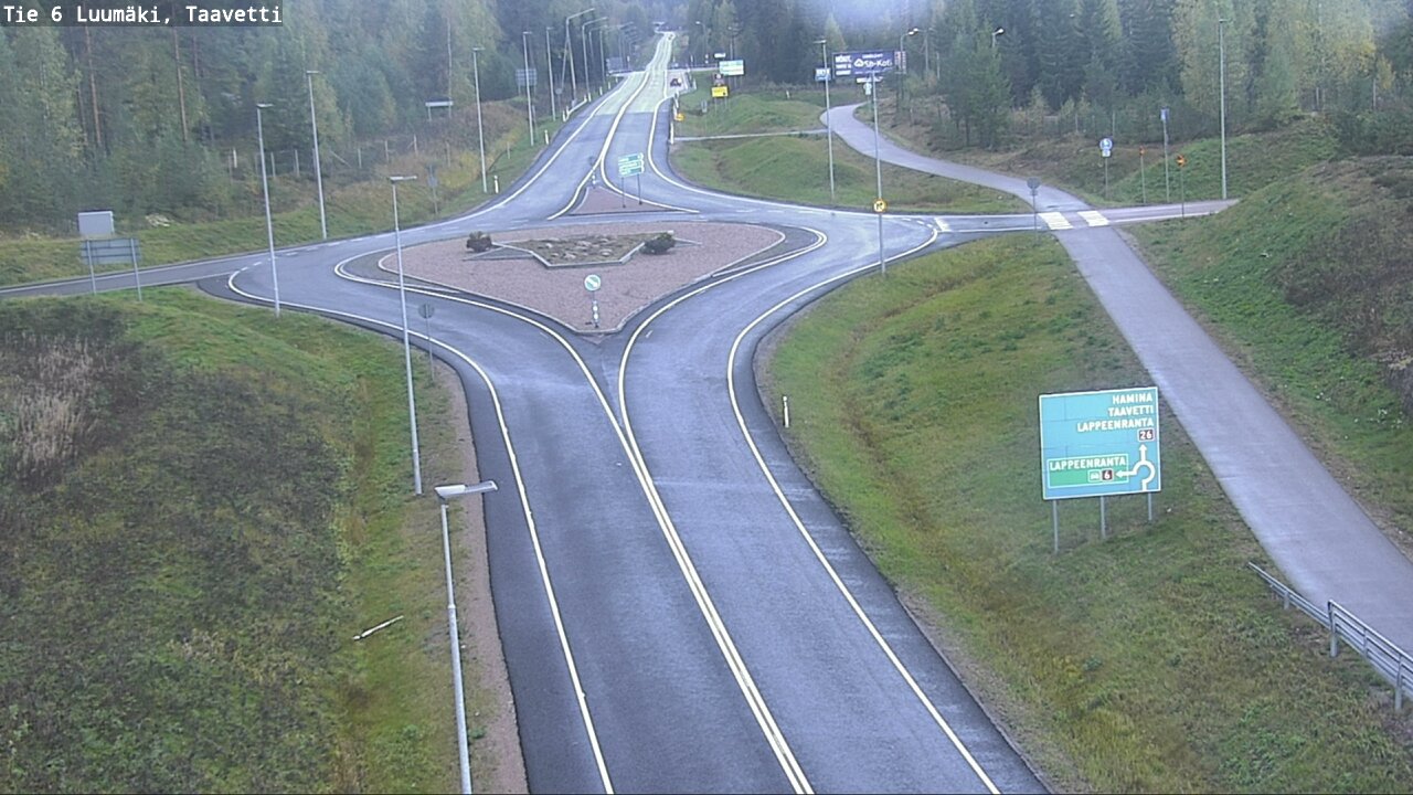 Weather Camera Image Road 6 Luumäki, Taavetti, Luumäki, Etelä-Karjala