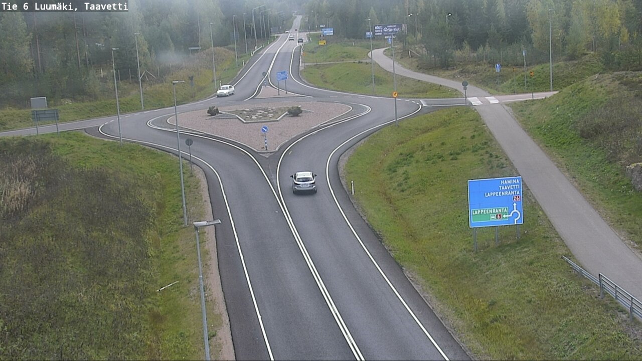 Kelikamerat Kuva Tie 6 Luumäki, Taavetti, Luumäki, Etelä-Karjala