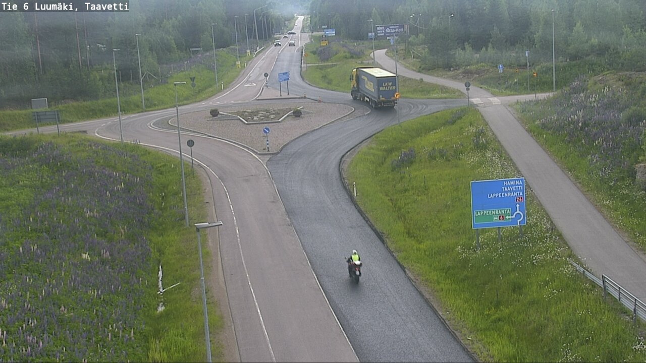 Kelikamerat Kuva Tie 6 Luumäki, Taavetti, Luumäki, Etelä-Karjala