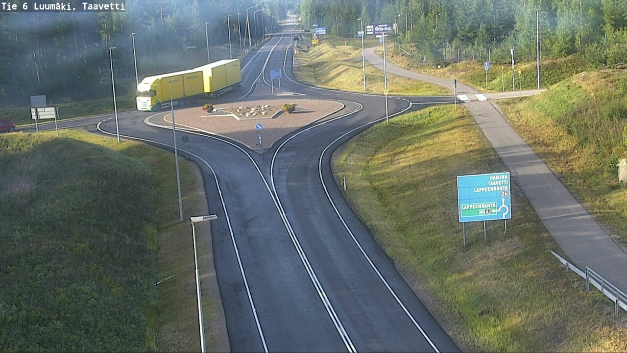 Weather Camera Image Road 6 Luumäki, Taavetti, Luumäki, Etelä-Karjala