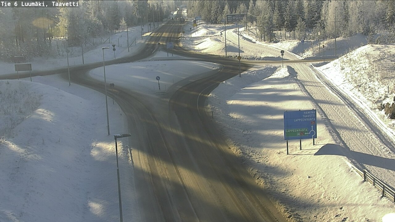 Weather Camera Image Väg 6 Luumäki, Taavetti, Luumäki, Etelä-Karjala