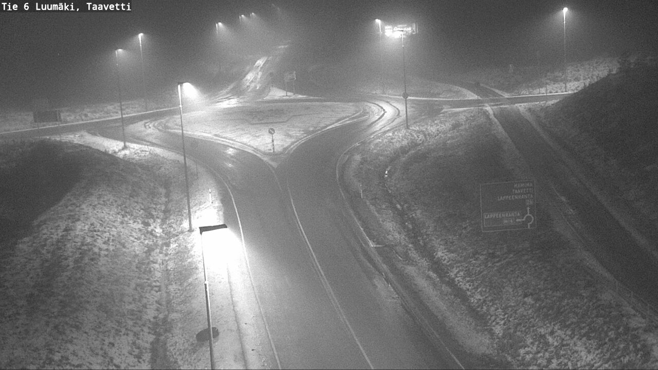 Weather Camera Image Väg 6 Luumäki, Taavetti, Luumäki, Etelä-Karjala