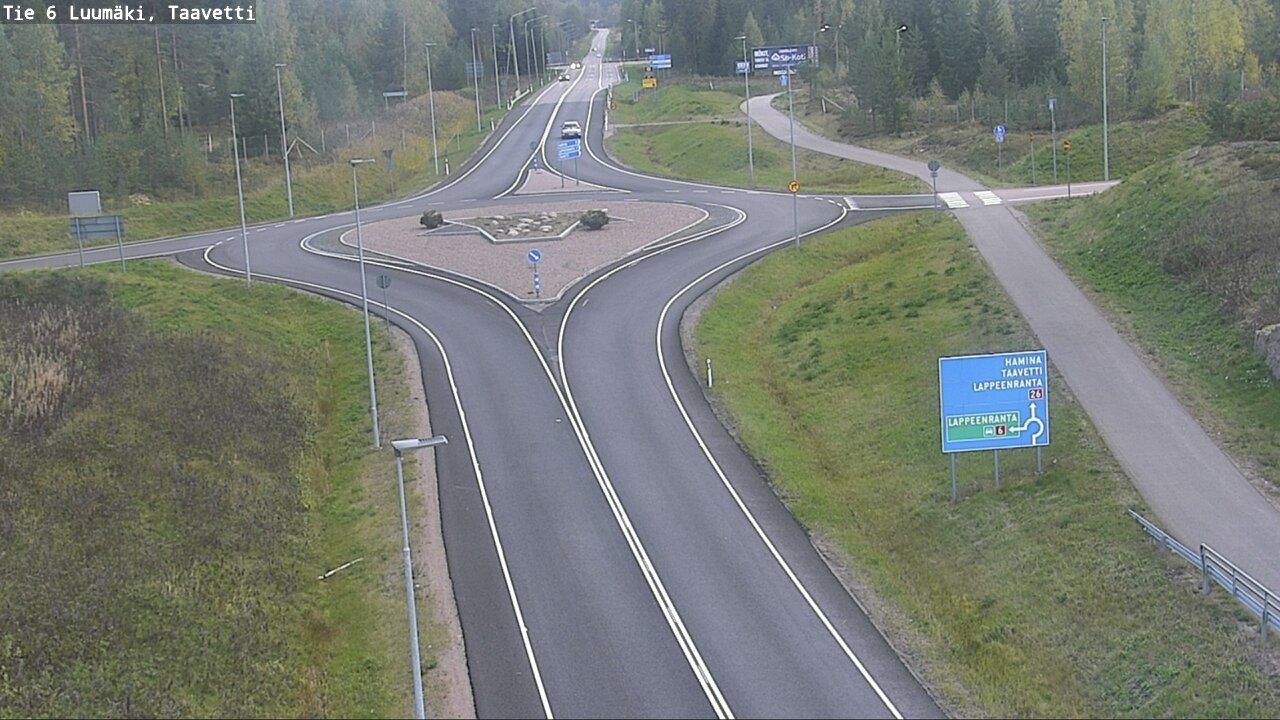 Kelikamerat Kuva Tie 6 Luumäki, Taavetti, Luumäki, Etelä-Karjala