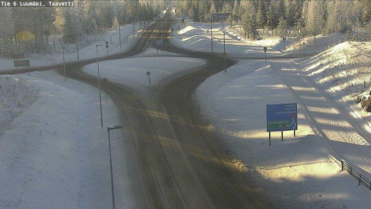 Weather Camera Image Road 6 Luumäki, Taavetti, Luumäki, Etelä-Karjala