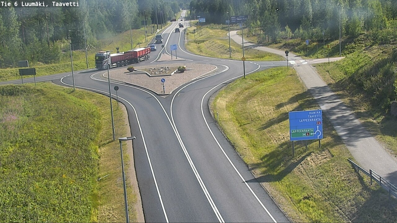 Kelikamerat Kuva Tie 6 Luumäki, Taavetti, Luumäki, Etelä-Karjala