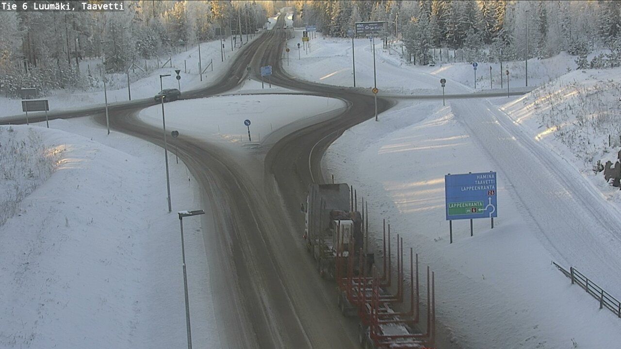 Kelikamerat Kuva Tie 6 Luumäki, Taavetti, Luumäki, Etelä-Karjala