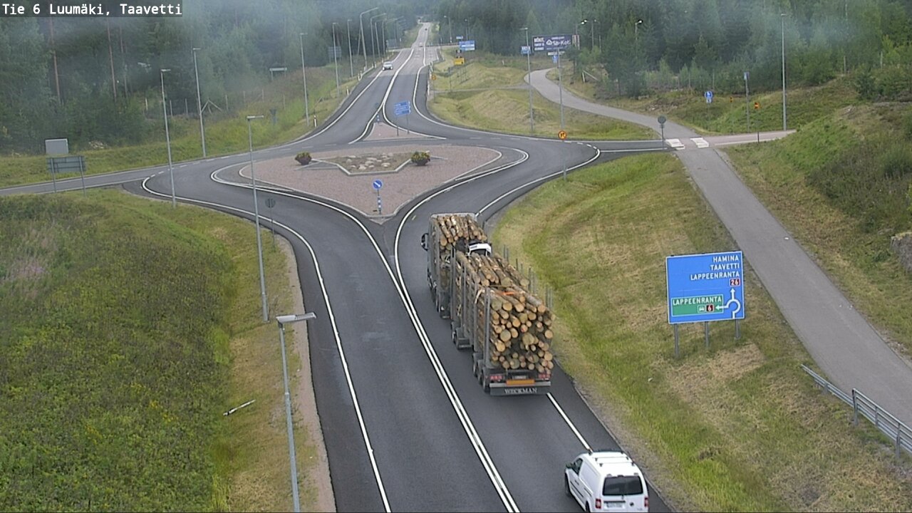 Weather Camera Image Väg 6 Luumäki, Taavetti, Luumäki, Etelä-Karjala