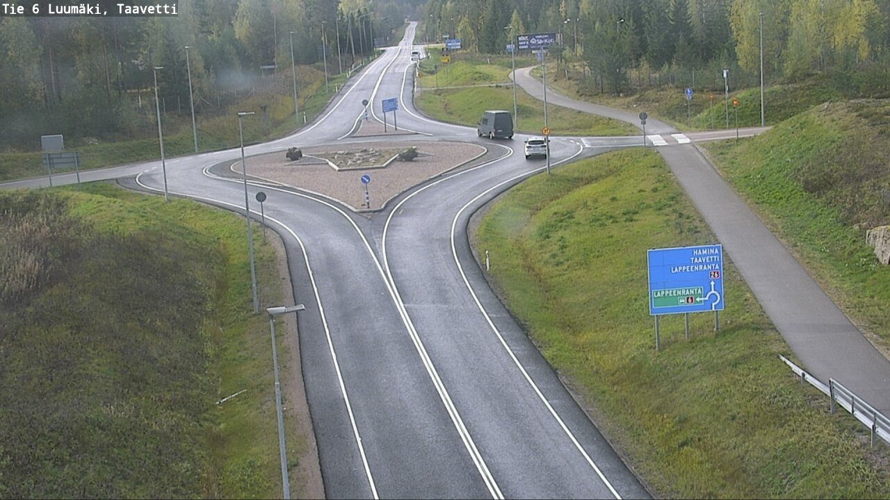 Weather Camera Image Road 6 Luumäki, Taavetti, Luumäki, Etelä-Karjala