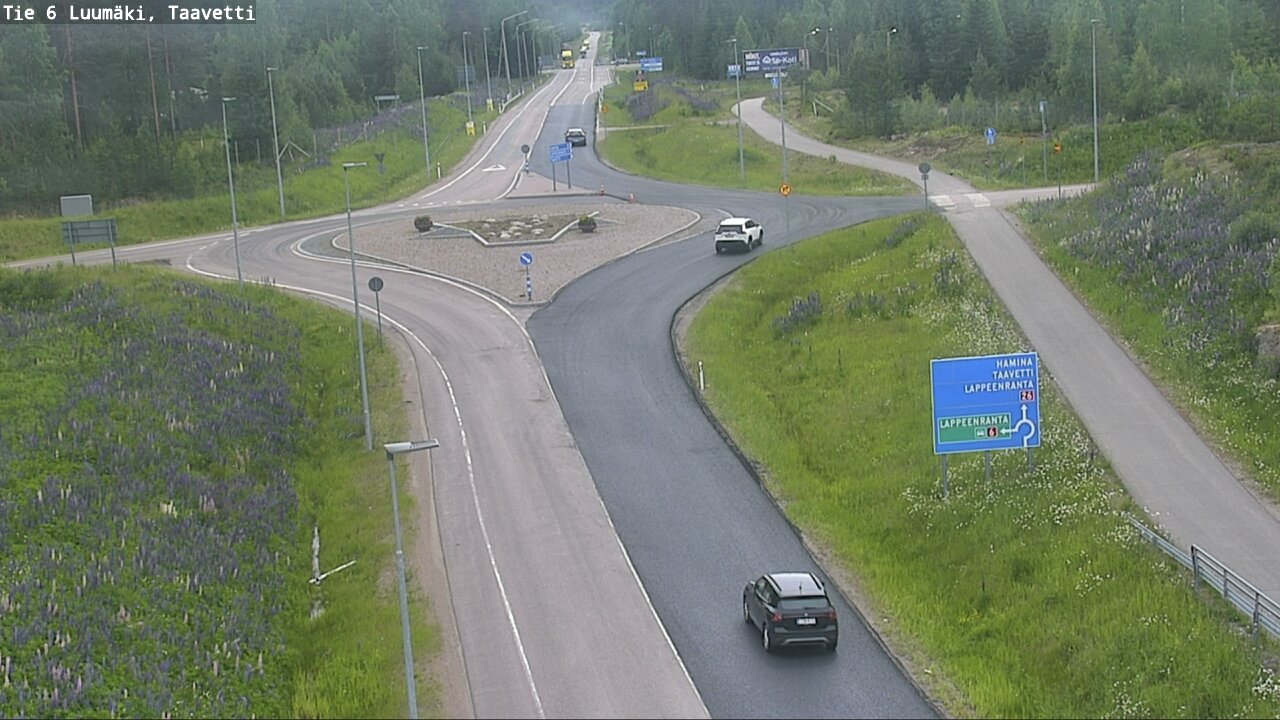 Kelikamerat Kuva Tie 6 Luumäki, Taavetti, Luumäki, Etelä-Karjala