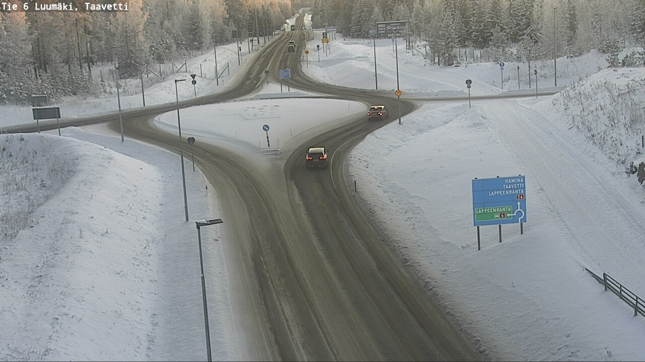 Kelikamerat Kuva Tie 6 Luumäki, Taavetti, Luumäki, Etelä-Karjala