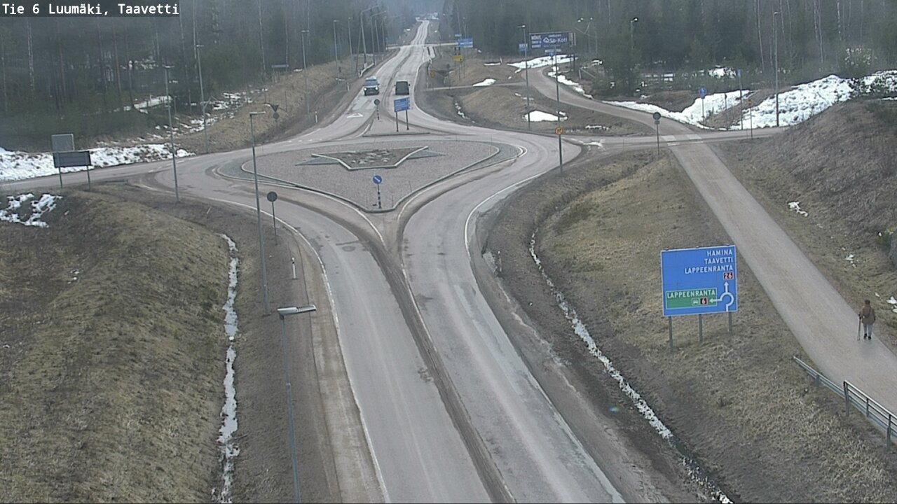Weather Camera Image Väg 6 Luumäki, Taavetti, Luumäki, Etelä-Karjala