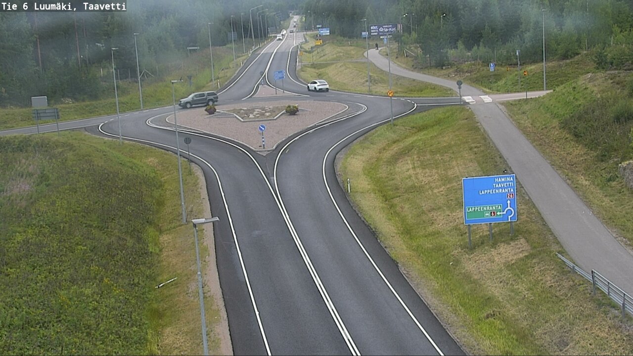 Weather Camera Image Väg 6 Luumäki, Taavetti, Luumäki, Etelä-Karjala