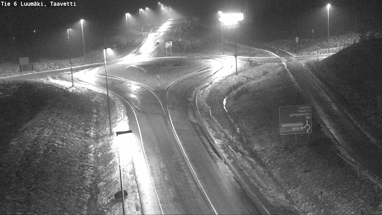 Weather Camera Image Road 6 Luumäki, Taavetti, Luumäki, Etelä-Karjala