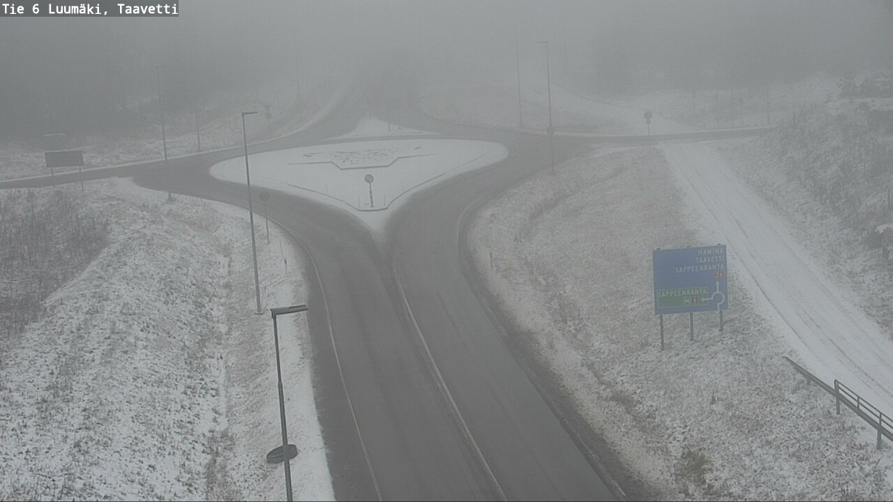 Weather Camera Image Väg 6 Luumäki, Taavetti, Luumäki, Etelä-Karjala
