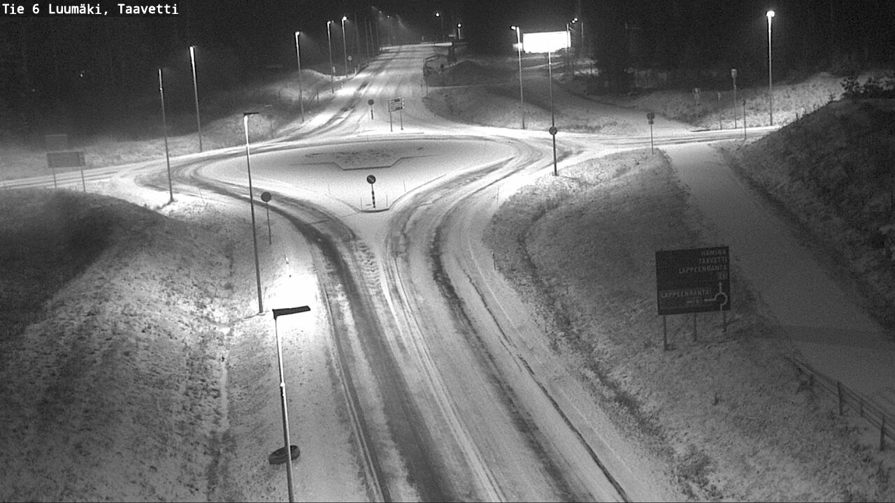 Weather Camera Image Väg 6 Luumäki, Taavetti, Luumäki, Etelä-Karjala