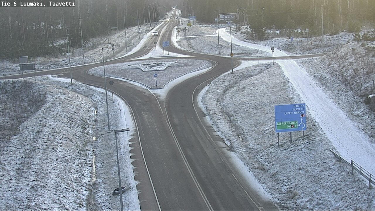 Kelikamerat Kuva Tie 6 Luumäki, Taavetti, Luumäki, Etelä-Karjala