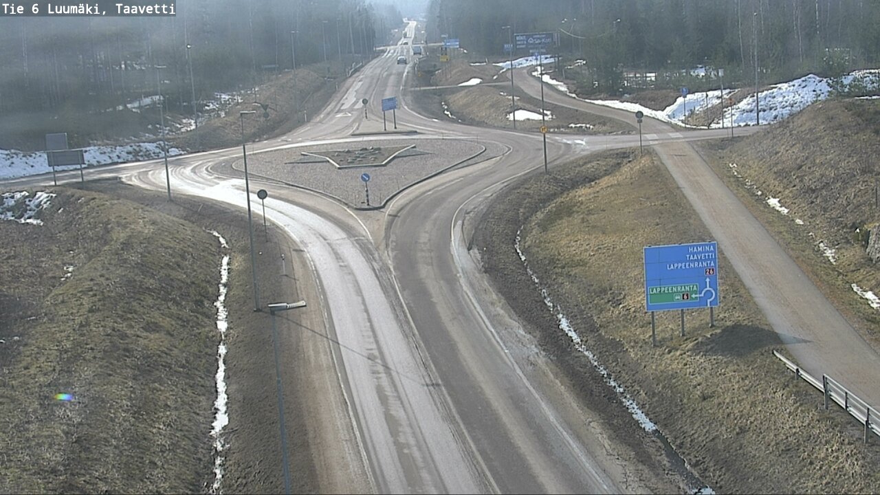 Weather Camera Image Väg 6 Luumäki, Taavetti, Luumäki, Etelä-Karjala