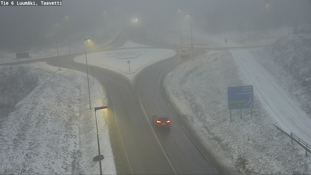 Weather Camera Image Väg 6 Luumäki, Taavetti, Luumäki, Etelä-Karjala