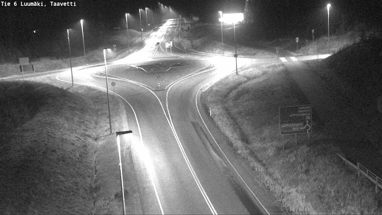 Weather Camera Image Road 6 Luumäki, Taavetti, Luumäki, Etelä-Karjala