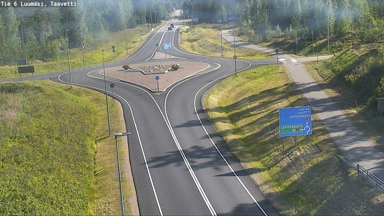 Kelikamerat Kuva Tie 6 Luumäki, Taavetti, Luumäki, Etelä-Karjala