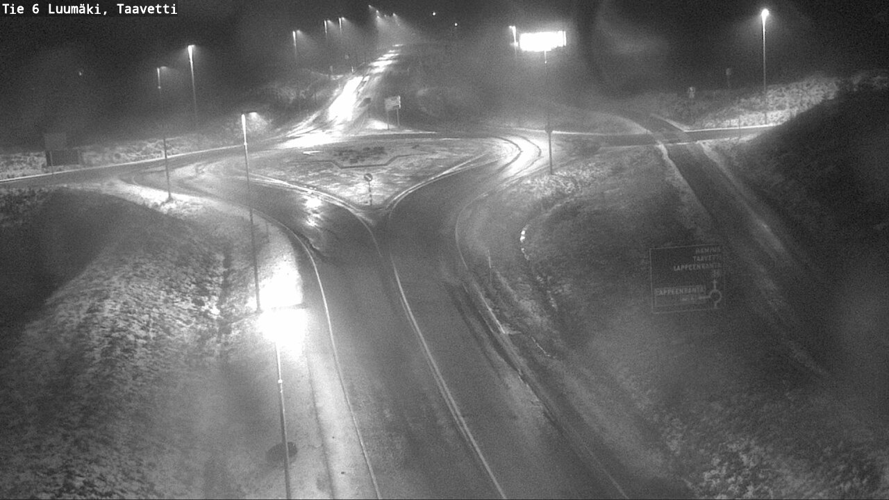 Weather Camera Image Väg 6 Luumäki, Taavetti, Luumäki, Etelä-Karjala