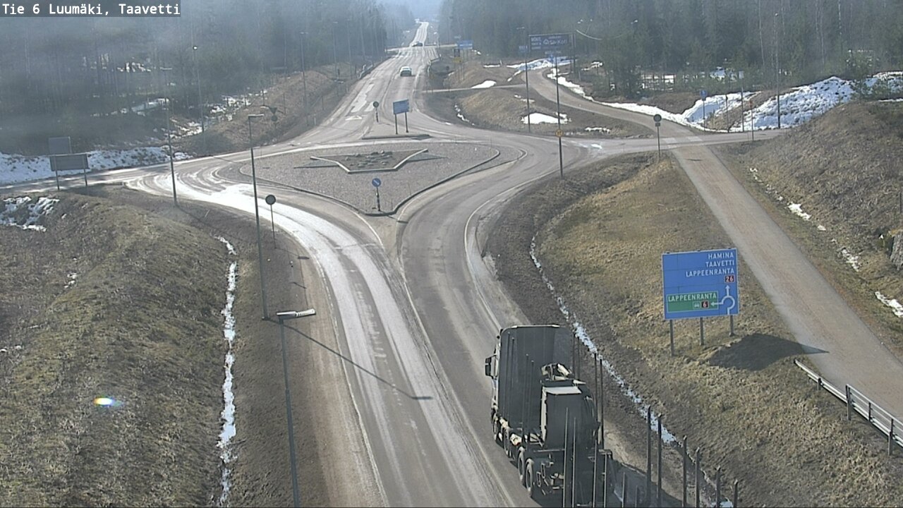 Weather Camera Image Väg 6 Luumäki, Taavetti, Luumäki, Etelä-Karjala