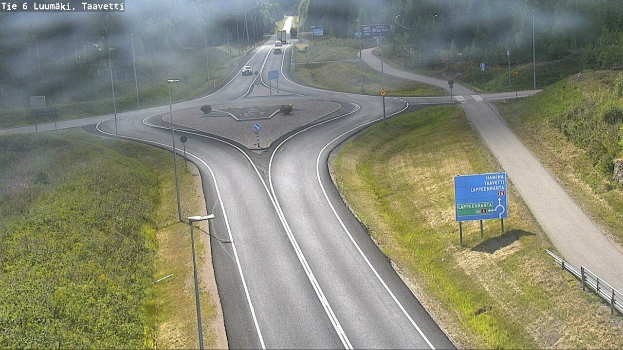 Kelikamerat Kuva Tie 6 Luumäki, Taavetti, Luumäki, Etelä-Karjala