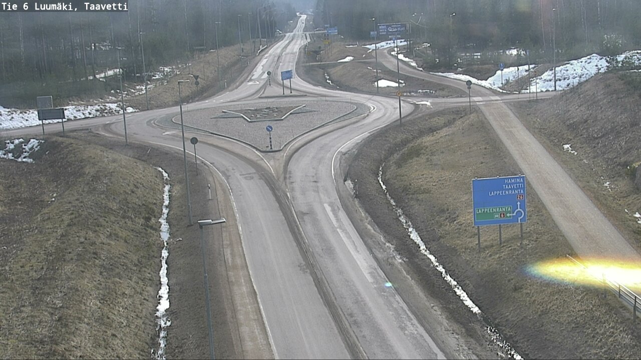 Weather Camera Image Väg 6 Luumäki, Taavetti, Luumäki, Etelä-Karjala