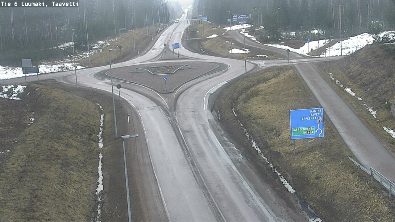 Weather Camera Image Väg 6 Luumäki, Taavetti, Luumäki, Etelä-Karjala