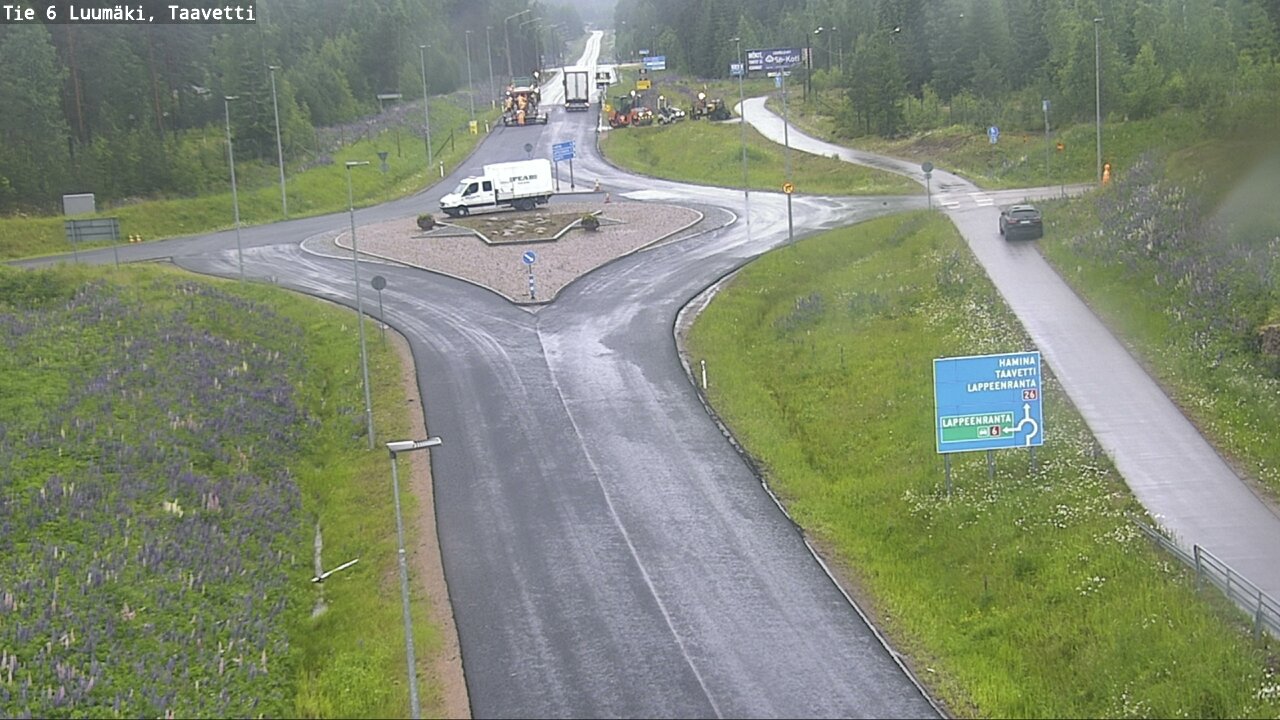 Kelikamerat Kuva Tie 6 Luumäki, Taavetti, Luumäki, Etelä-Karjala