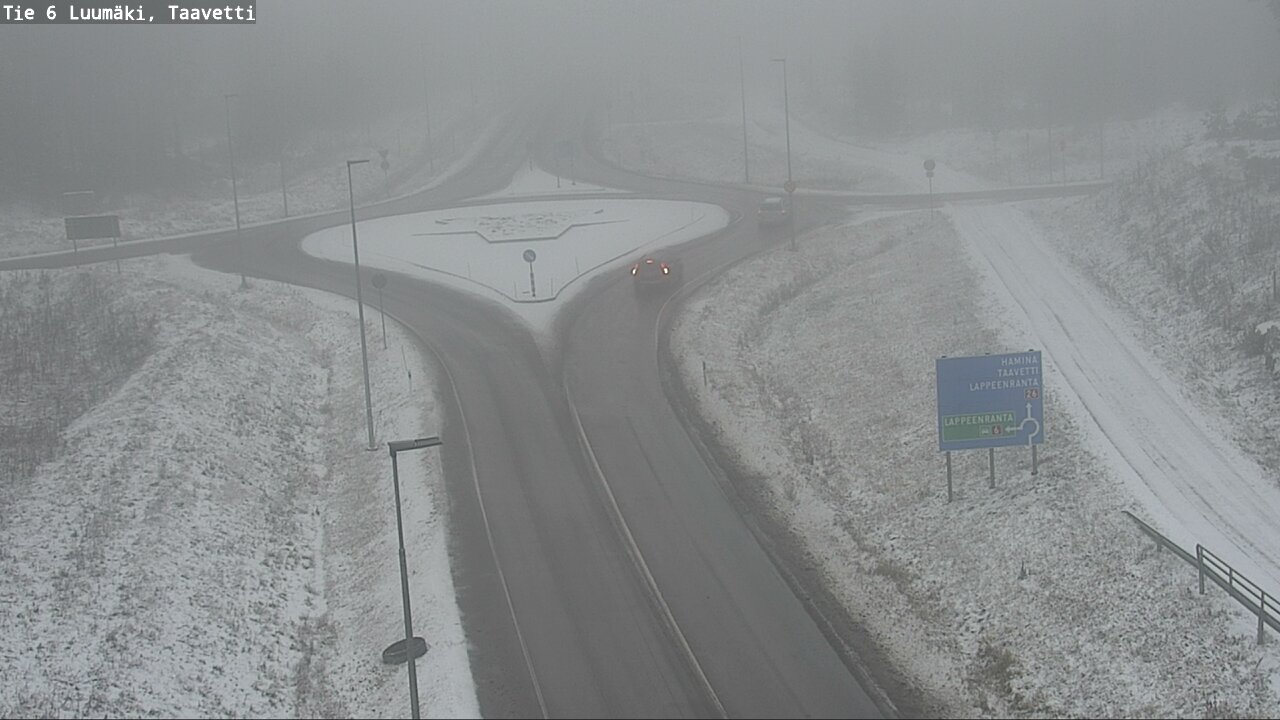 Weather Camera Image Väg 6 Luumäki, Taavetti, Luumäki, Etelä-Karjala