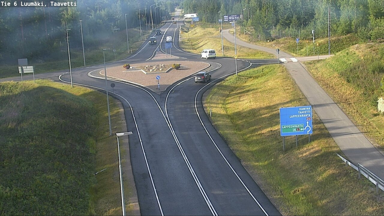 Weather Camera Image Road 6 Luumäki, Taavetti, Luumäki, Etelä-Karjala