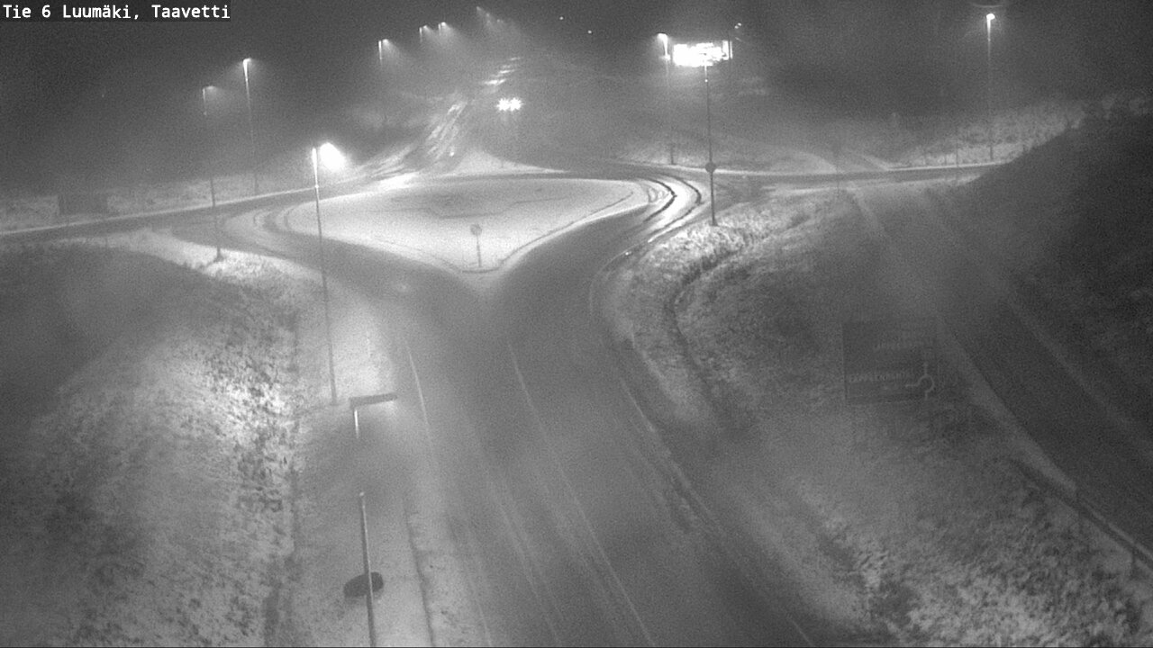 Weather Camera Image Väg 6 Luumäki, Taavetti, Luumäki, Etelä-Karjala