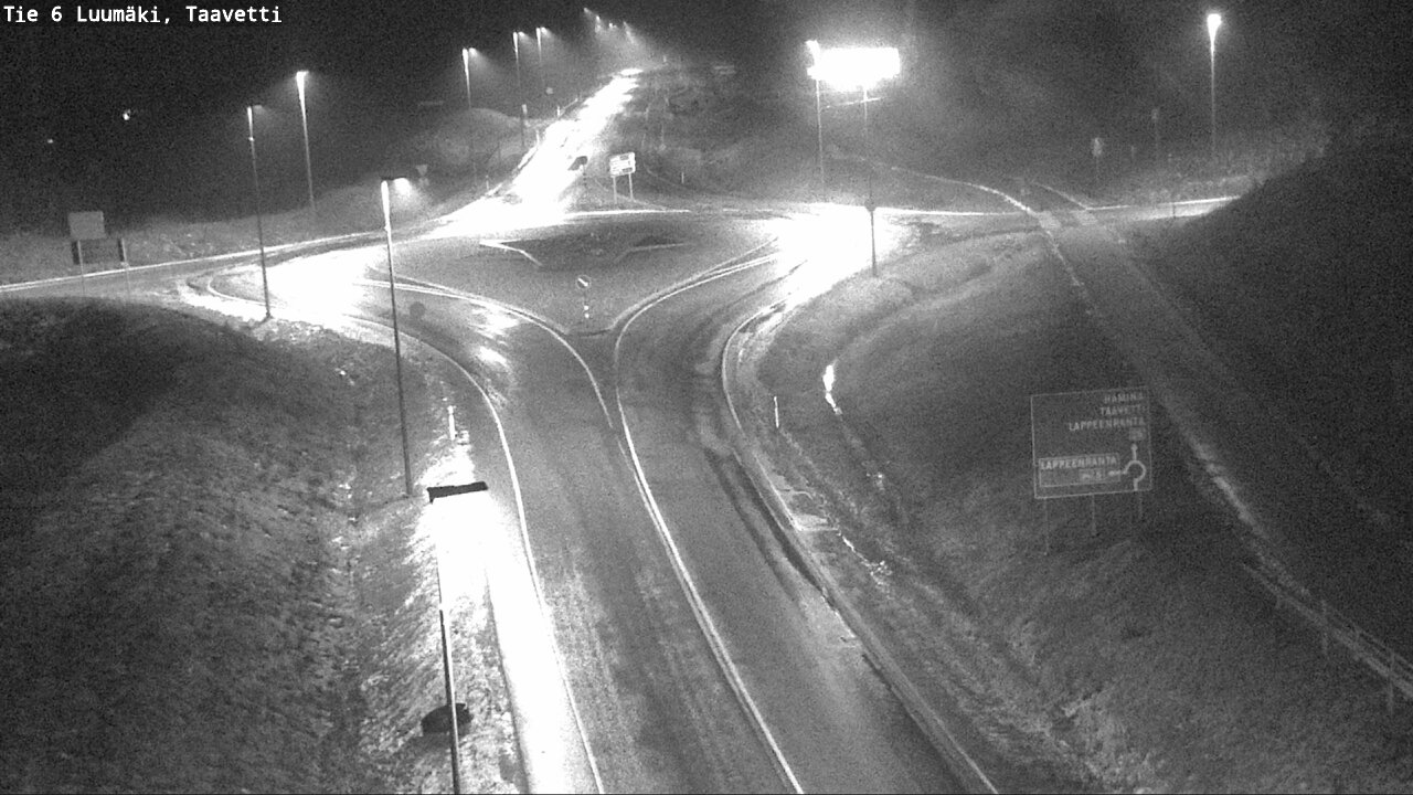 Weather Camera Image Road 6 Luumäki, Taavetti, Luumäki, Etelä-Karjala