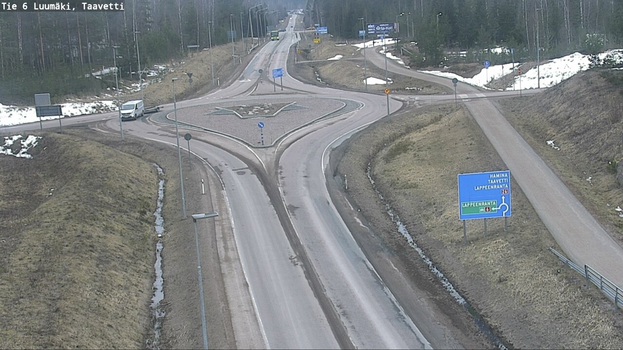 Weather Camera Image Väg 6 Luumäki, Taavetti, Luumäki, Etelä-Karjala