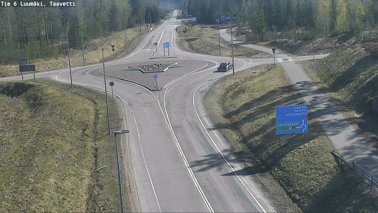 Kelikamerat Kuva Tie 6 Luumäki, Taavetti, Luumäki, Etelä-Karjala