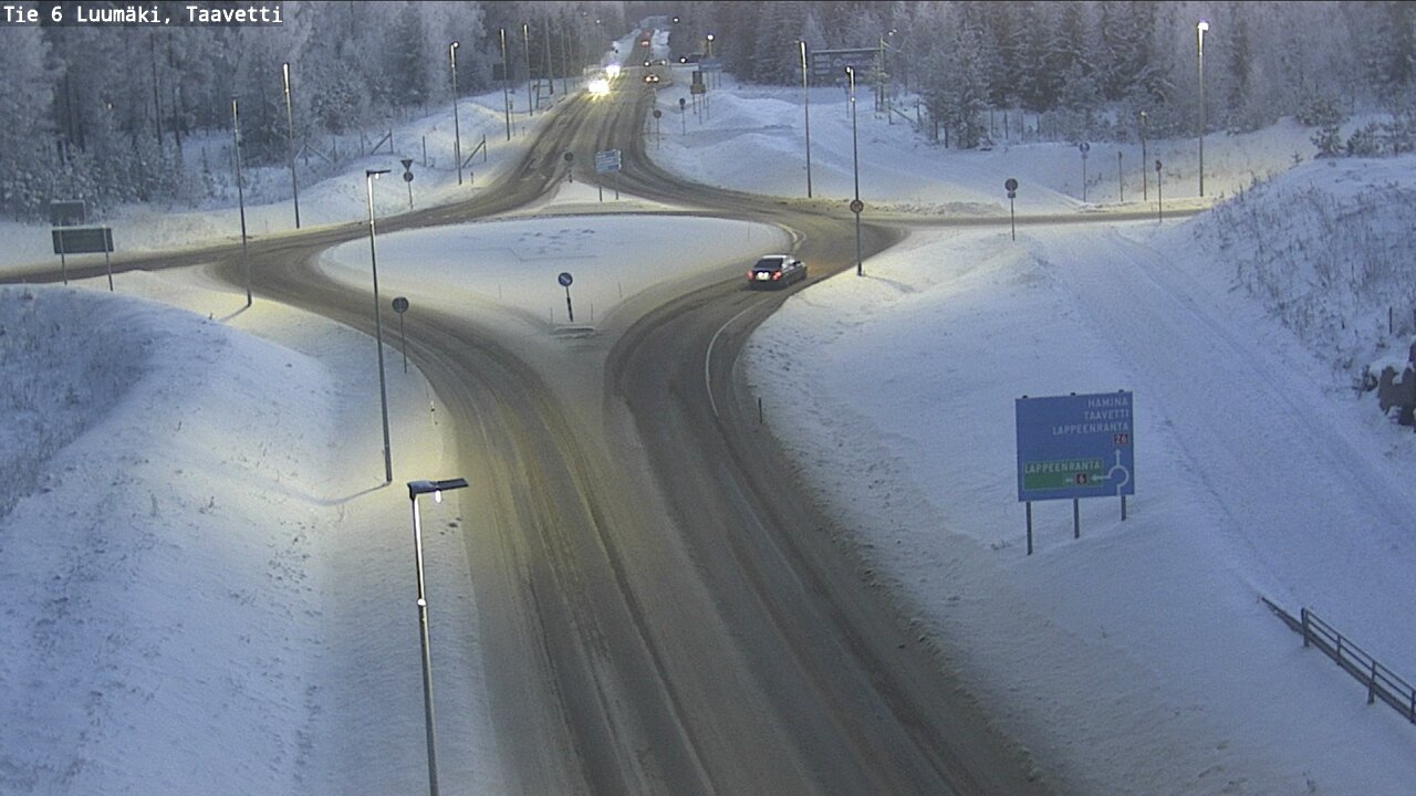Weather Camera Image Road 6 Luumäki, Taavetti, Luumäki, Etelä-Karjala