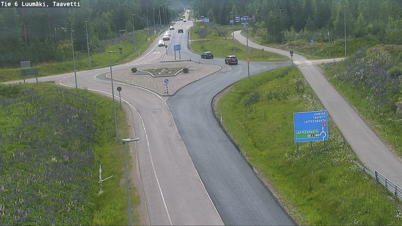 Kelikamerat Kuva Tie 6 Luumäki, Taavetti, Luumäki, Etelä-Karjala