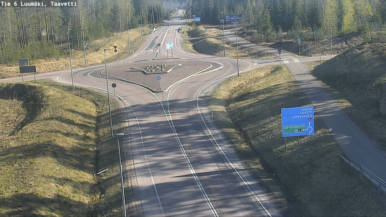 Kelikamerat Kuva Tie 6 Luumäki, Taavetti, Luumäki, Etelä-Karjala