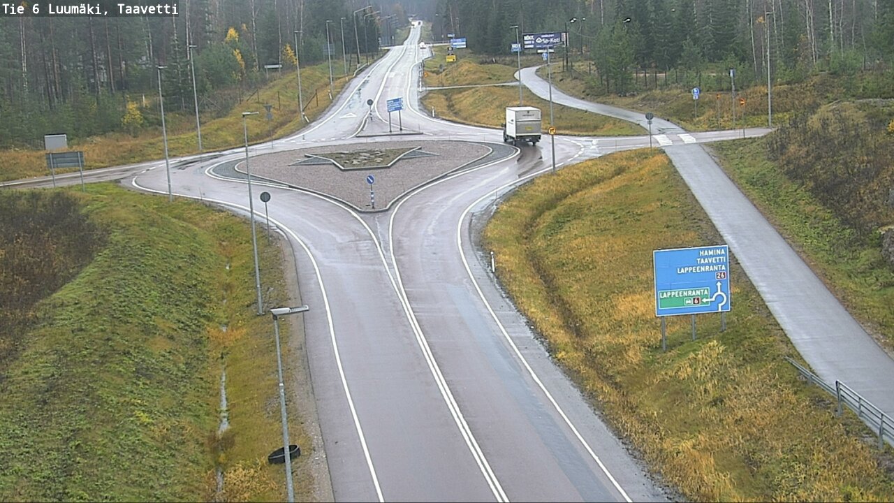 Weather Camera Image Väg 6 Luumäki, Taavetti, Luumäki, Etelä-Karjala