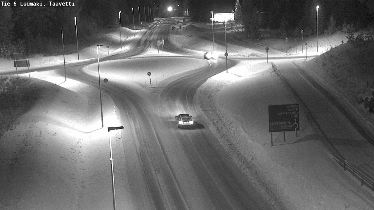 Weather Camera Image Road 6 Luumäki, Taavetti, Luumäki, Etelä-Karjala