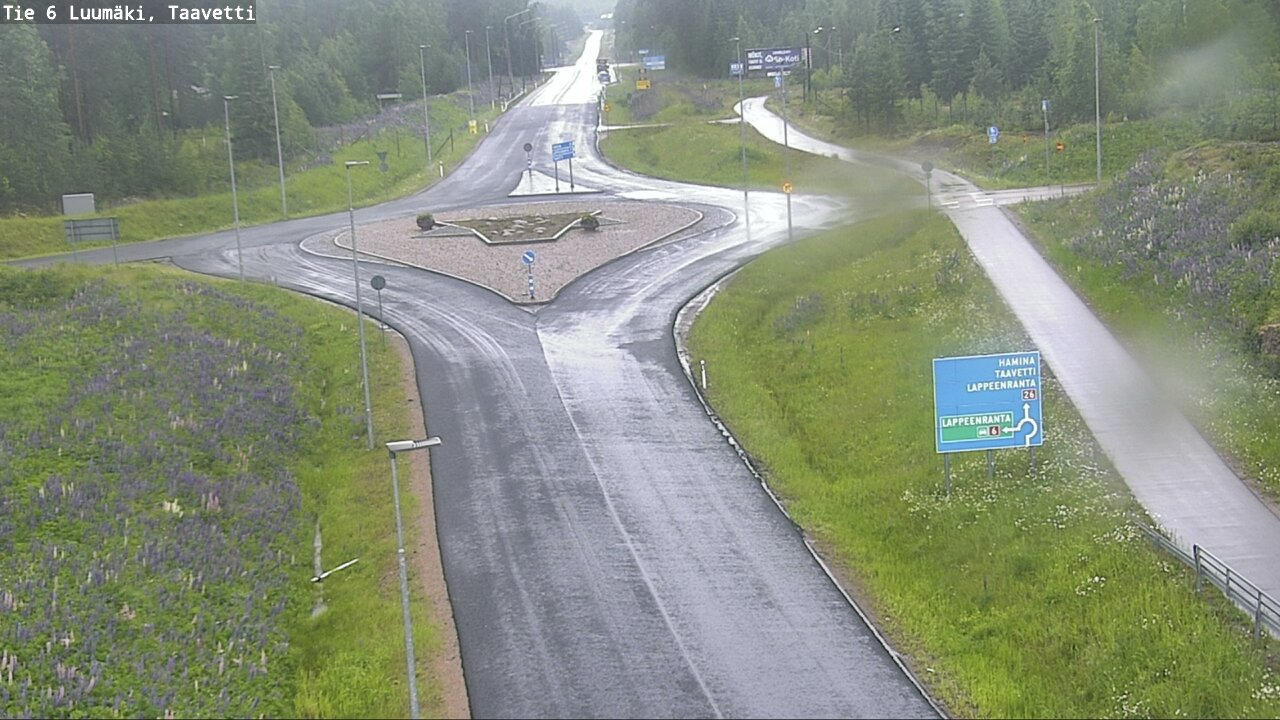 Kelikamerat Kuva Tie 6 Luumäki, Taavetti, Luumäki, Etelä-Karjala