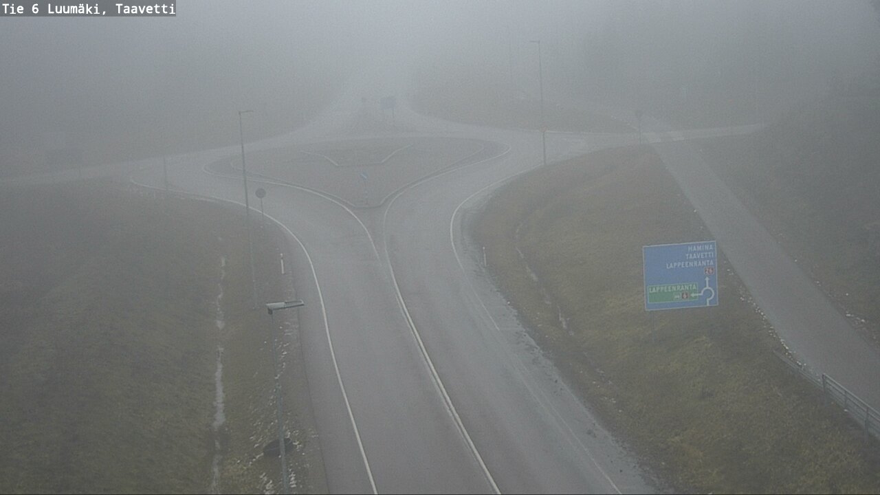 Weather Camera Image Road 6 Luumäki, Taavetti, Luumäki, Etelä-Karjala