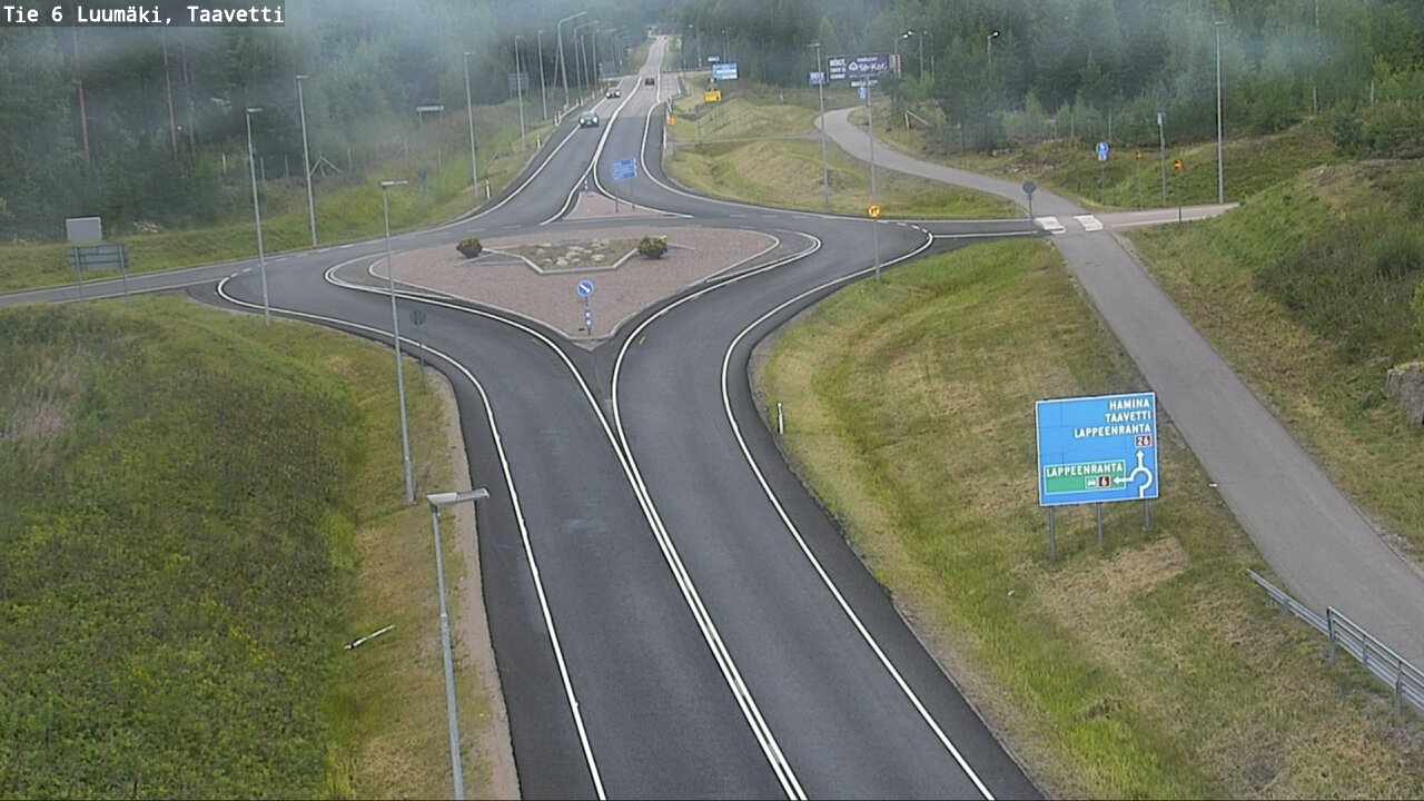 Weather Camera Image Väg 6 Luumäki, Taavetti, Luumäki, Etelä-Karjala
