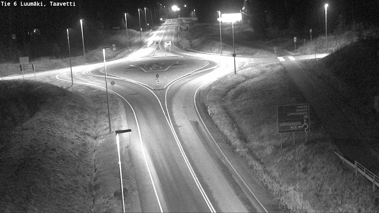 Weather Camera Image Road 6 Luumäki, Taavetti, Luumäki, Etelä-Karjala